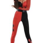 Adult Harley Quinn Costume women’s large new Red Photo 0