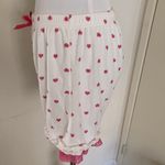 Vintage Y2k Women's Printed Heart PJ Shorts with Lace Trims Sizes S Pink Photo 5