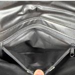 Vintage Gitano Bag Black Crossbody Faux Leather Envelope Clutch Bow Detail 80s Photo 8