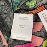 New York & Co. Sisterhood Community Graphic Print Shirt Black Neon Large Photo 9