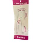 Investments Slim Factor by Plus Womens Ankle Pants 3X NEW Pull-On Blues Photo 5