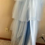 Blue Tiered Formal Maxi Dress Size 4 Photo 2