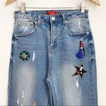 Signature 8 Embroidered Patch High Waist Jeans M Photo 2