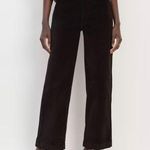 Everlane  The Corduroy Wide Leg Pant in Black Size 6 NWT Photo 0