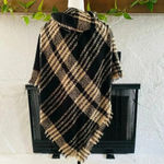 100% acrylic poncho Black Size undefined Photo 2