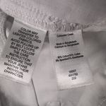 Coldwater Creek Pants Womens 14 White Straight Leg Stretch Denim Casual Cropped Photo 7