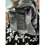 Urban Outfitters Black Bryn Pull On Flare Pants Daisy Floral Print Size XS Retro Photo 5