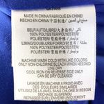 Max and Cleo Satin Mini Cocktail Dress Rosette Spaghetti Strap Size 10 Blue Prom Photo 9