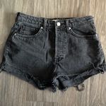 H&M Conscious Black Jean Shorts Photo 0