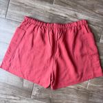 Old Navy High-Rise Utility Shorts – Coral Red, Size M Photo 1