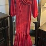 NEW Maternity Dress Maxi Red Photo Shoot L Size undefined Photo 0
