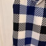 7th Avenue Design Studio Madie Pant Womens‎ 12 Blue Houndstooth Paper Bag NWT Photo 1