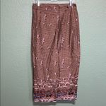 Vintage Brown Duck Hunting Patterned Wrap Skirt 90s fishingcore cottagecore Size M Photo 2