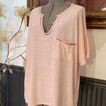 Bibi Everyday Boyfriend Fit Contrast Stitching Oversized Pocket Tee Photo 1