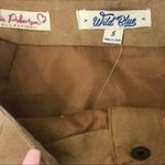 Rue 21 Wild Blue Sadie Robertson Collection Faux Suede Button Front Tan Mini Skirt Photo 2