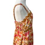 easel Maxi Floral Empire Waist Pink Brown Small Dress Boho Cottage Prairie NWT Photo 7