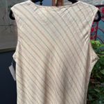 Liz Claiborne Vintage NWT 100% Linen Neutral Stripe Maxi Dress size XL Photo 6