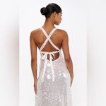 Show Me Your Mumu Anderson Sparkle Maxi Dress size XL Ivory Shimmery Sequin Photo 3