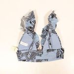 Aerie NWT  Blue Ruffle Bikini Top Size Small Photo 5