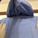 Mountain Hardwear  Conduit Ski Snowboard Jacket Blue Tan Hood Women's Size 8‎ Photo 11