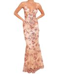 Lulus Dress Small Gown Formal Sequin Glamorous Elegant Party Cocktail Glamour Photo 3