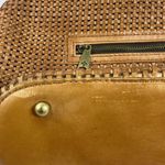 Patricia Nash Marcelli Woven Tan Hobo Genuine Leather Shoulder Bag Purse Photo 11