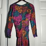 Farm Rio  • Midi Dress • Rainbow Hearts • Multicolor • Long Sleeve • Small Photo 11