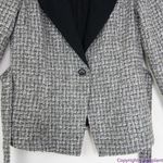 White House | Black Market NEW Belted Tweed blazer Jacket With Removable B… Photo 5