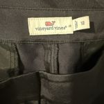 Vineyard Vines Silk Cocktail Pants Dress Womens Size 12 Black 2P0190 Formal Photo 2