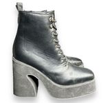 Koi Womens Chunky Platform Lace Up Army Combat Ankle Booties Size 5 EUC Photo 3