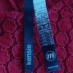 Kensie Red Lace Top Blouse Shirt Photo 3