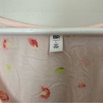 BP Dress Light Pink Floral Button Down Front Short Sleeve Mini Casual Cute Photo 6