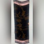 Ted Baker Cadeey Caramel Silk Cape Scarf Tiger Photo 6