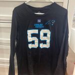Black and blue Carolina Panthers long sleeve shirt #NFL #Panthers I can negotiate prices!! Size L Photo 0