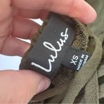 Lulus Green Strappy Halter Maxi Dress Womens XS Summer Beachy Casual Long Photo 7