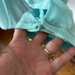 Lilly Pulitzer Solid Silk Long Sleeve Blouse with Mandarin Collar Photo 4