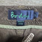 Boden Ladies Corduroy Pencil Skirt Size 12L Brown Slit Pockets Casual Photo 4