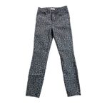 Good American  Good Legs Gray Leopard Print High Rise Skinny Jeans Size 6‎ School Photo 2