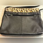 Supresa black and leopard leather handbag Brown Photo 7