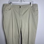 Eileen Fisher Women's  Size‎ XL Tan Wide Leg Pants Stretch Career Photo 1