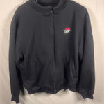 Pizza Hut Employee Fleece Jacket Black Zip Up Men Women Small Retro Logo Uniform Photo 0