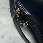 Liz Claiborne Vintage Navy Bag with Gold Chain Photo 5