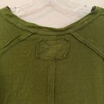 We The Free Free People Revolve Boyfriend Tee Women's XS Green Boho Hippie Photo 6