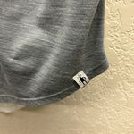 Smartwool  Heathered Gray Cuffed Short Sleeve Button Front Polo Shirt Size Small Photo 1