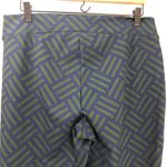 Mud Pie  Navy Green Printed Leggings Large Photo 6
