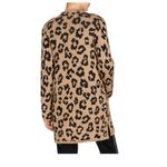 ✨ Leopard Pockets Longline Cardigan✨ Black Size M Photo 2
