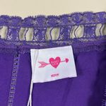 NWT Buddy Love Adams Mini Dress Womens M Purple Ruffle Lace Dainty Cottagecore Size M Photo 7