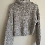 Hollister  gray knit mock turtleneck sweater Photo 0