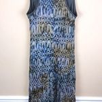 Boston Proper  Muse Women’s Ombré Knit Beaded Bib Sleeveless Maxi Dress Photo 5