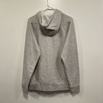 Sport-tek Detroit Lions hoodie sweatshirt! Gray Hoodie with Blue sequin Lion Design! Large Photo 4